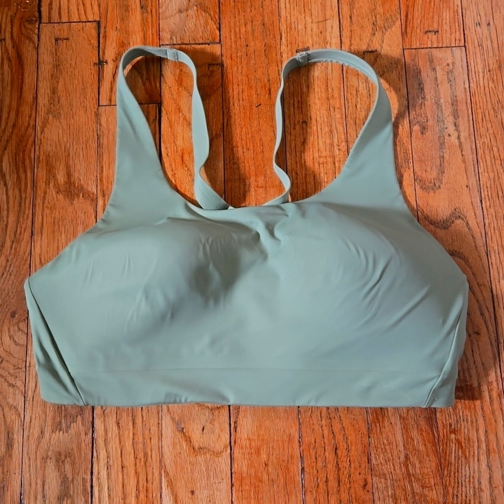 Athleta Womens Sports Bra Racerback Seamless Lavender Purple Size 36DD